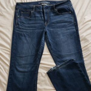 American Eagle super stretch kick boot jean, long